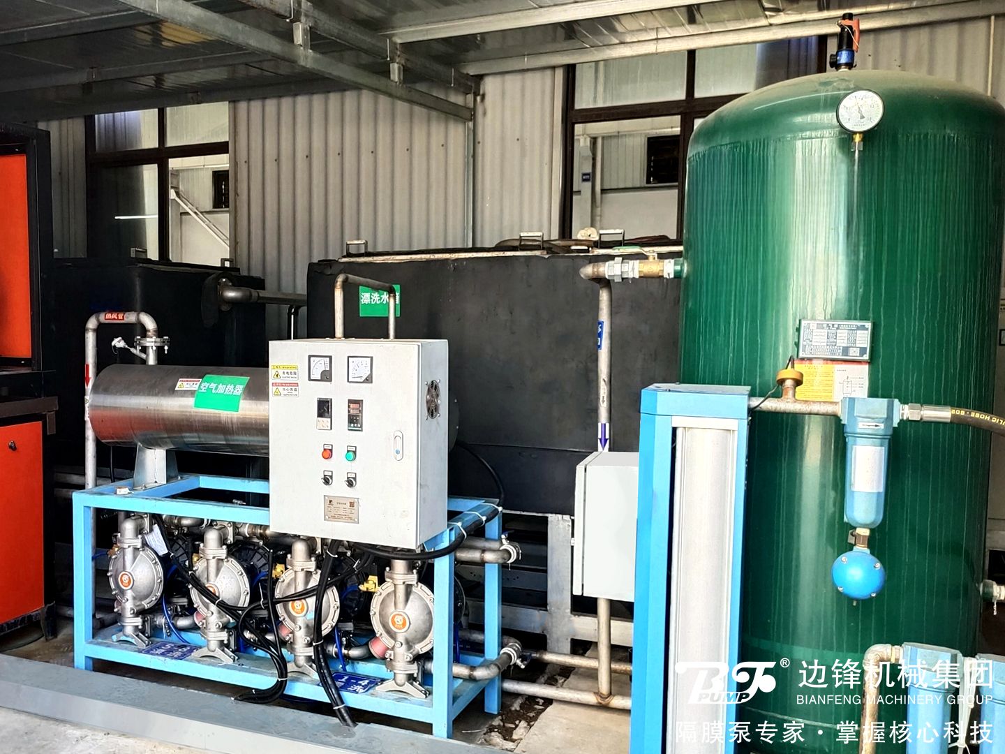 邊鋒大流量隔膜泵高壓輸送方案，為工業設備清洗排憂解難